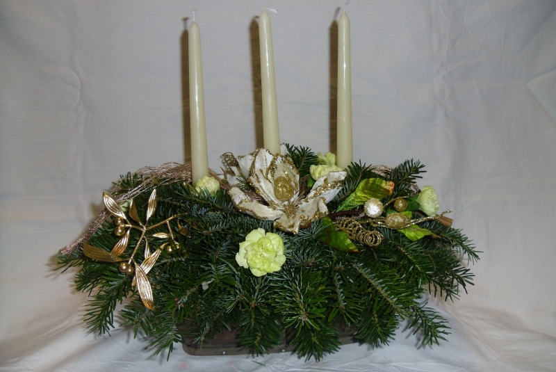 Kvetinová výzdoba / Vianoce - foto Kvetinová výzdoba / Vianoce - foto