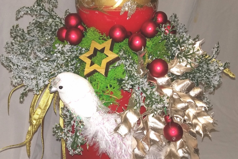 Kvetinová výzdoba / Vianoce - foto Kvetinová výzdoba / Vianoce - foto